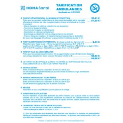 Tarif ambulance GAGN